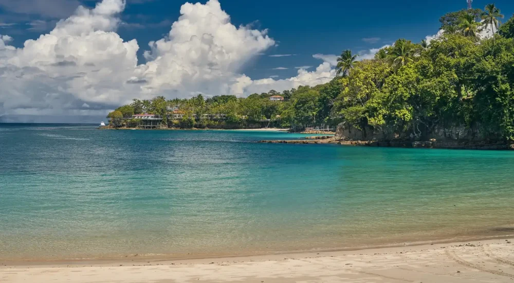 Heaven Beach playa caracol de la isla de Contadora en el Océano Pacífico